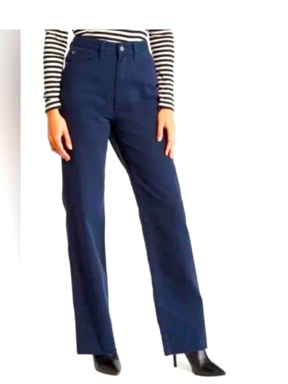 NWT WeWoreWhat Women's High Rise‎ Dad Twill Denim Blue Jeans Size 26